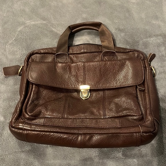 Leather Messenger Bag